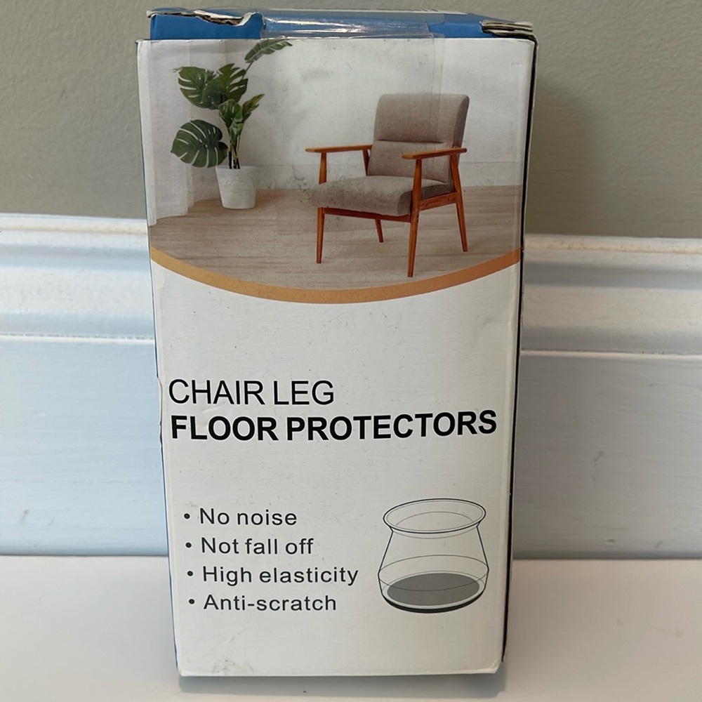 Chair Leg Floor Protectors in Box
